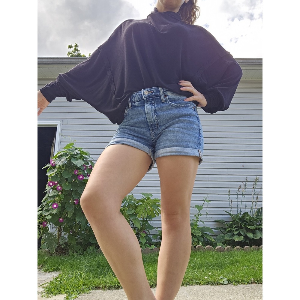 Extra Roomy‎ Black Batwing Soft Sweater Free People Small Oversized Stretchy